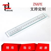 二等标准玻璃线纹尺 校准刻度尺 计量院专用二等检定玻璃尺100mm