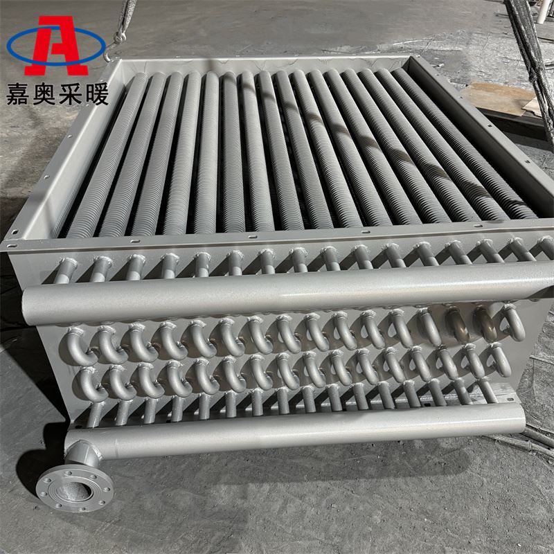 煤矿用螺旋翅片管烟气加热器 碳钢空气预热器加工