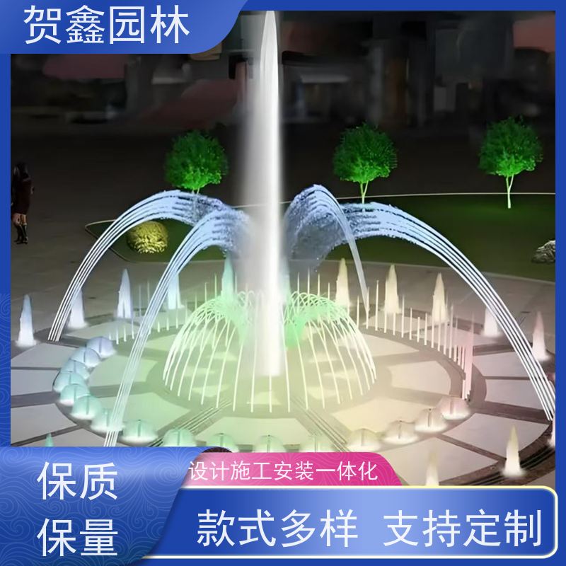  感应喷泉工程施工 自行车喷泉公司 铃铛喷泉设备公司 喷泉安装