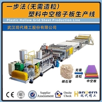 高产量低能耗磷石膏PP中空板一步法挤出设备