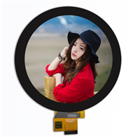 4寸TFT液晶屏 3.4寸圆屏触摸屏 720X720分辨率总成800X800分辨率