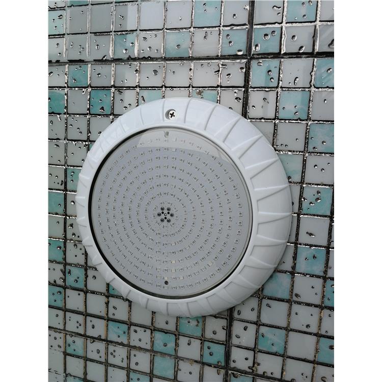 无线遥控水池灯IP68防水RGB水下灯具LED不锈钢壁挂式泳池灯