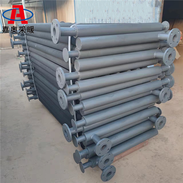 蘑菇大棚用无缝管翅片管散热器 钢制高频翅片管对流散热器