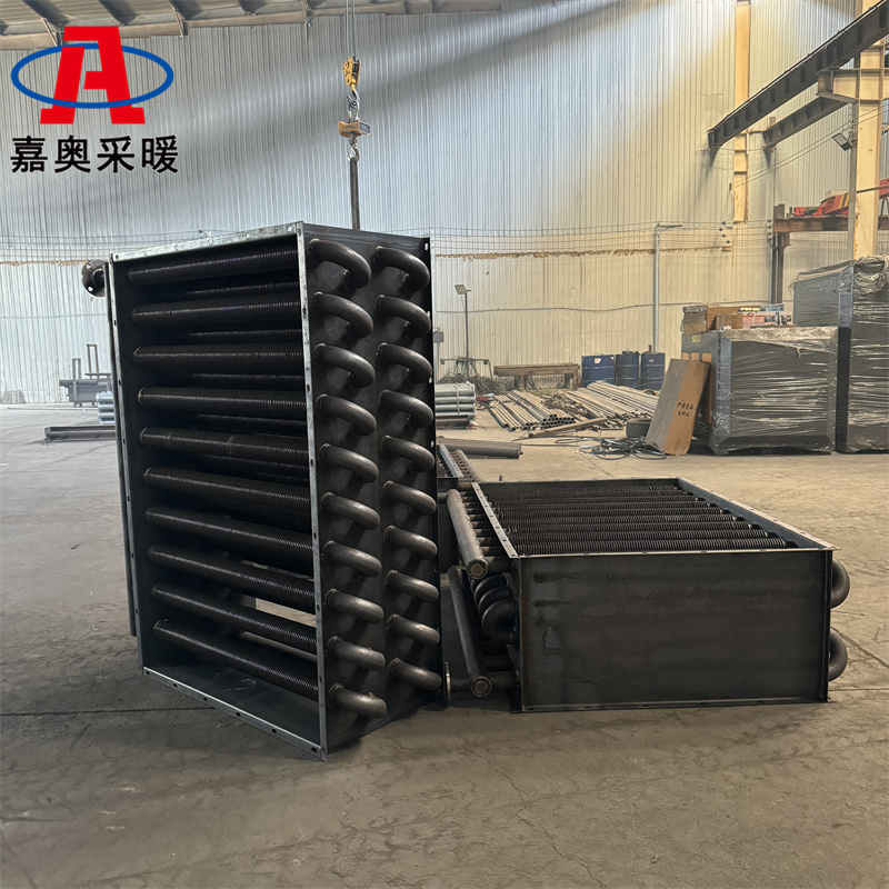 养牛场用内翅片换热器 钢铝烘干散热器厂家批发