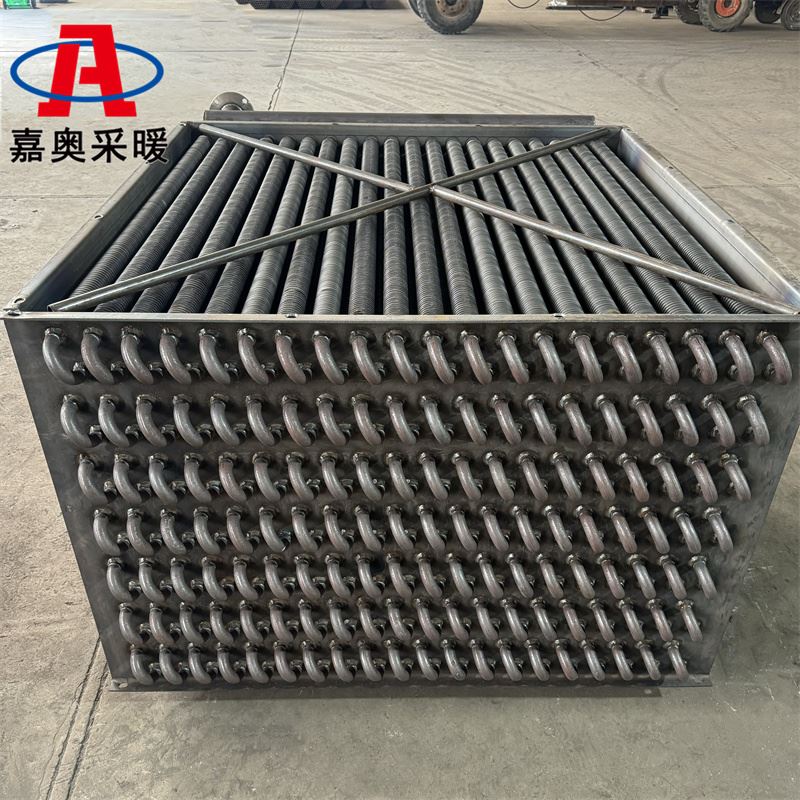 养牛场用内翅片换热器 碳钢蒸汽卧式耐腐蚀散热器