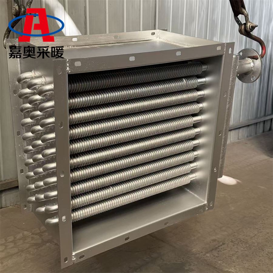 草莓大棚翅片管式换热器 锅炉烟气气气换热器规格型号