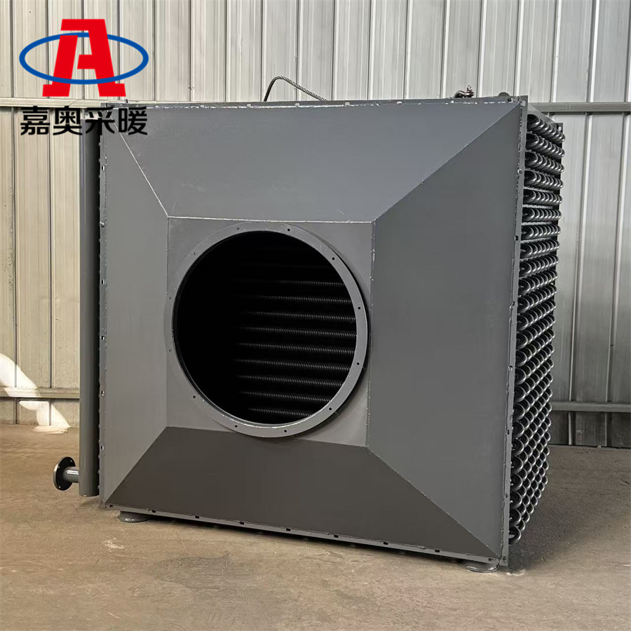 葡萄大棚用SRL蒸汽水换热器 气气烟气换热器厂家加工