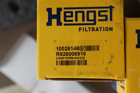 1002814B R928006916 2.0400 PWR6-A00-0-M 汉格斯特HENGST滤芯