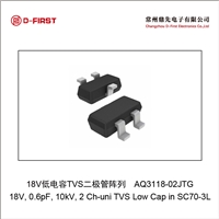  AQ3118-02JTG低电容瞬态电压抑制器TVS二极管阵列
