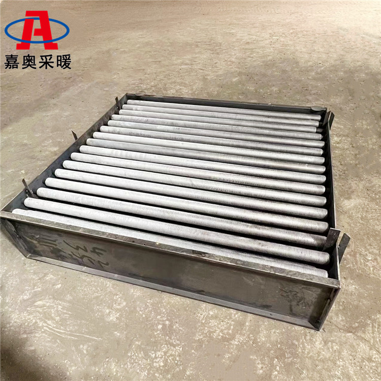 葡萄大棚用钢铝复合翅片管散热器 二寸600mm管翅片管散热器