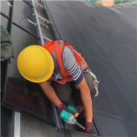工商业太阳能发电瓦抗风防压光伏瓦施工安装一体化BIPV建筑95W