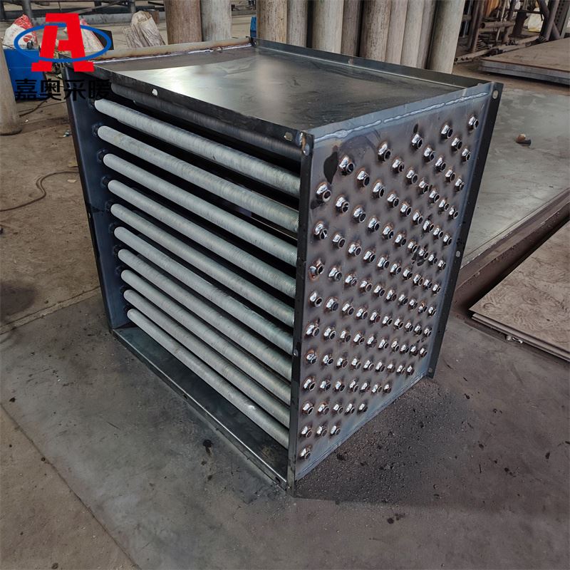 养猪场用SRZ翅片式换热器 工业用钢制翅片管散热器规格