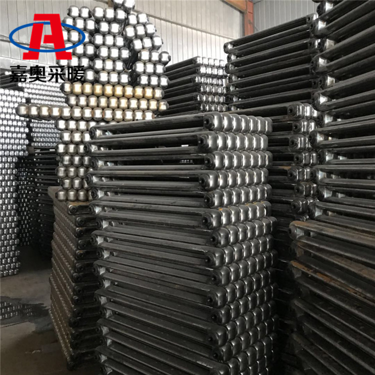 洗煤厂用钢制圆管二柱暖气片图片