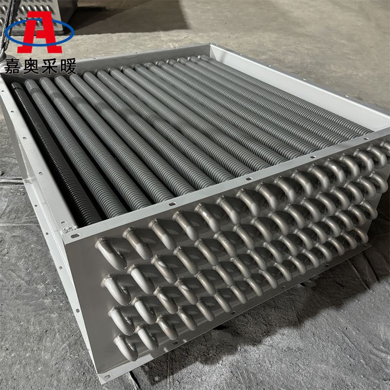 养牛场用内翅片换热器 高频焊翅片管散热器厂家报价