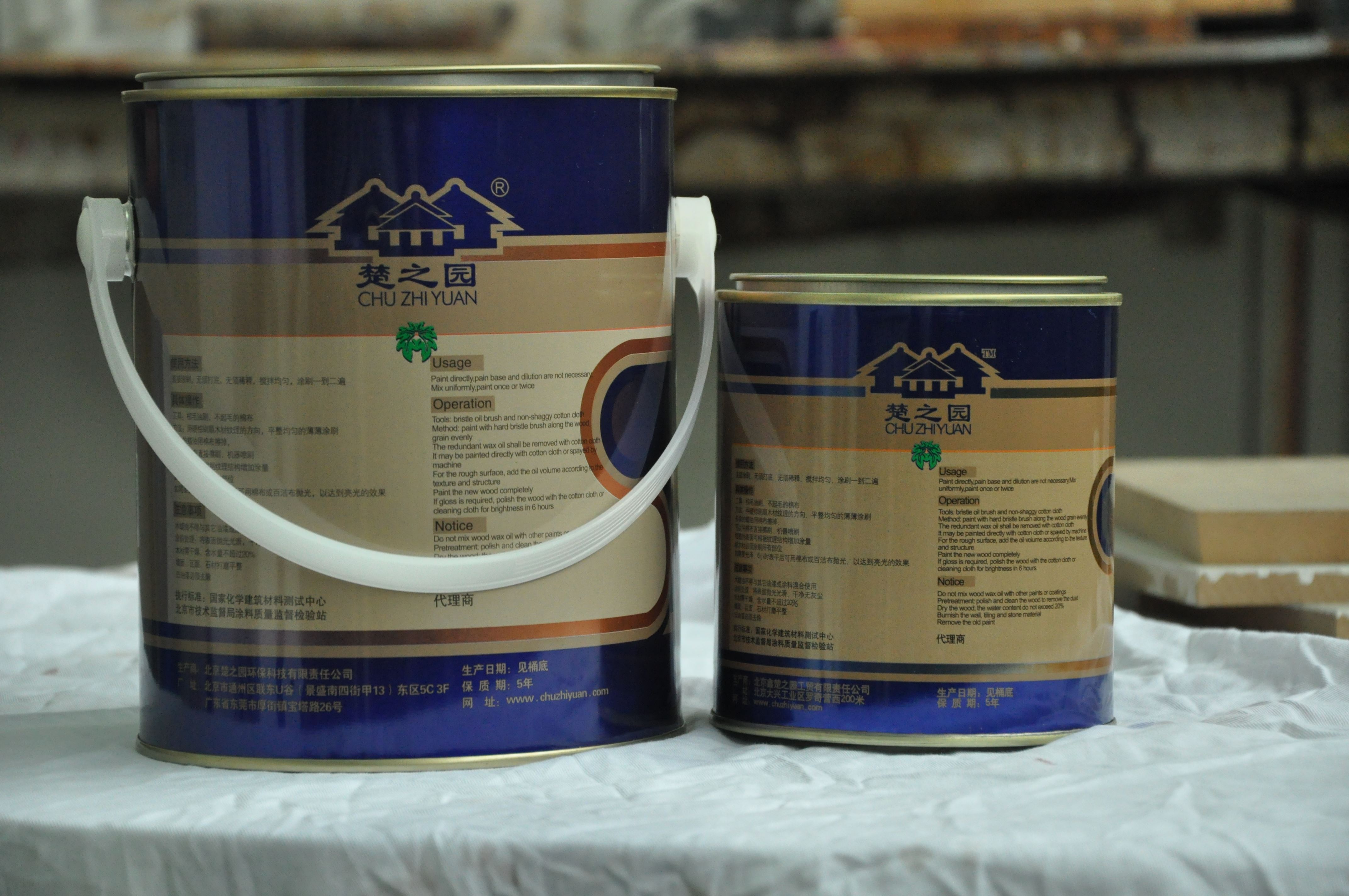楚之园木质工艺品柜体内专用木蜡油为非危险品