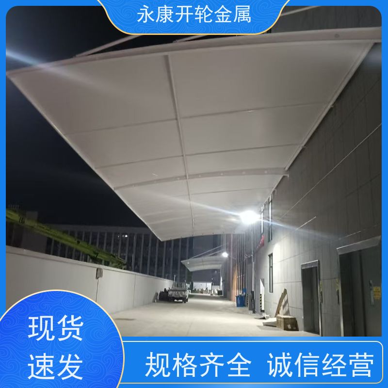 漳州堆货带轮移动推拉雨棚定做 龙海区鸿禧过道活动伸缩蓬制作