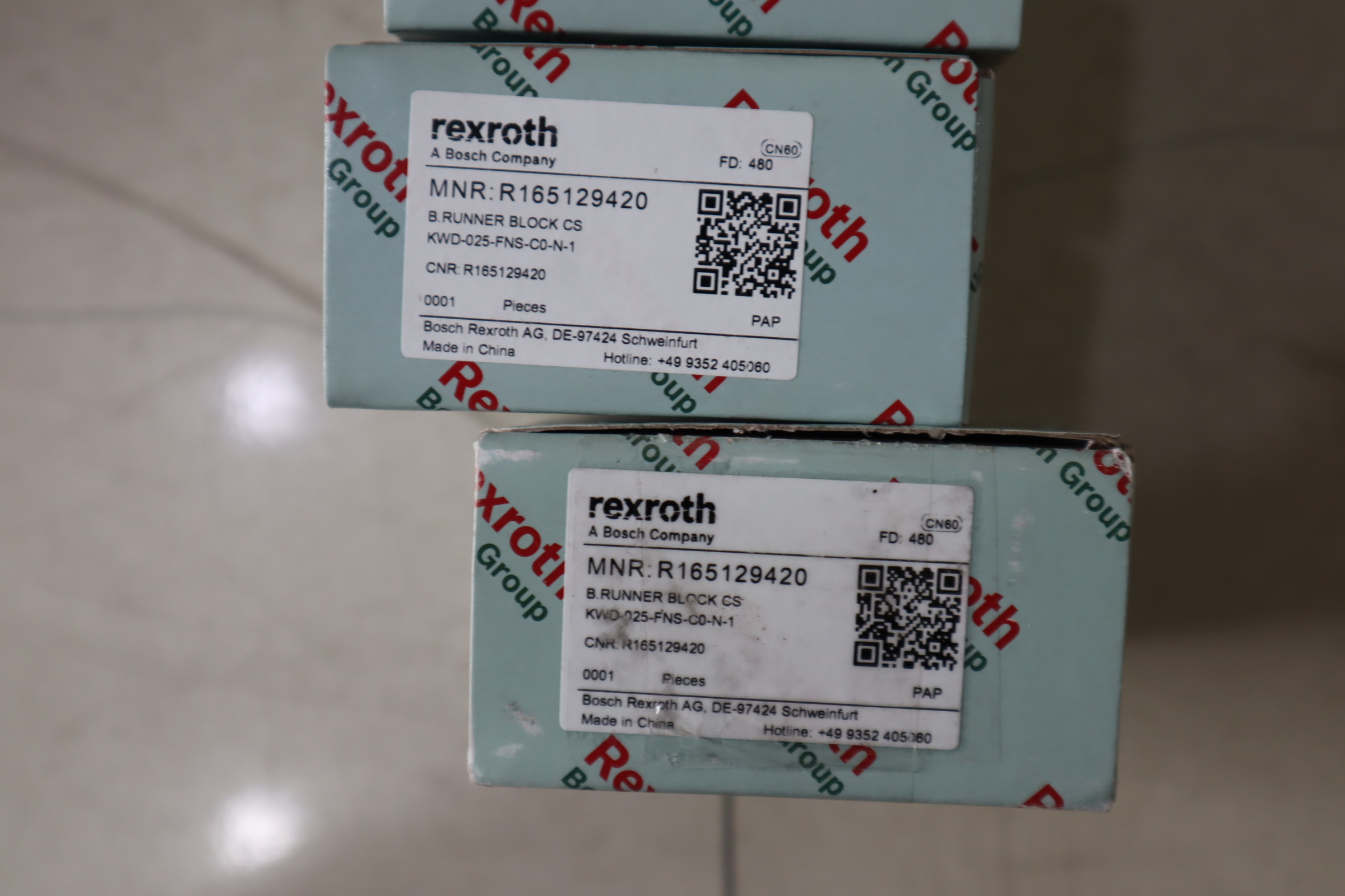 R165129420 KWD-025-FNS-C0-N-1 德国力士乐REXROTH滑块导轨