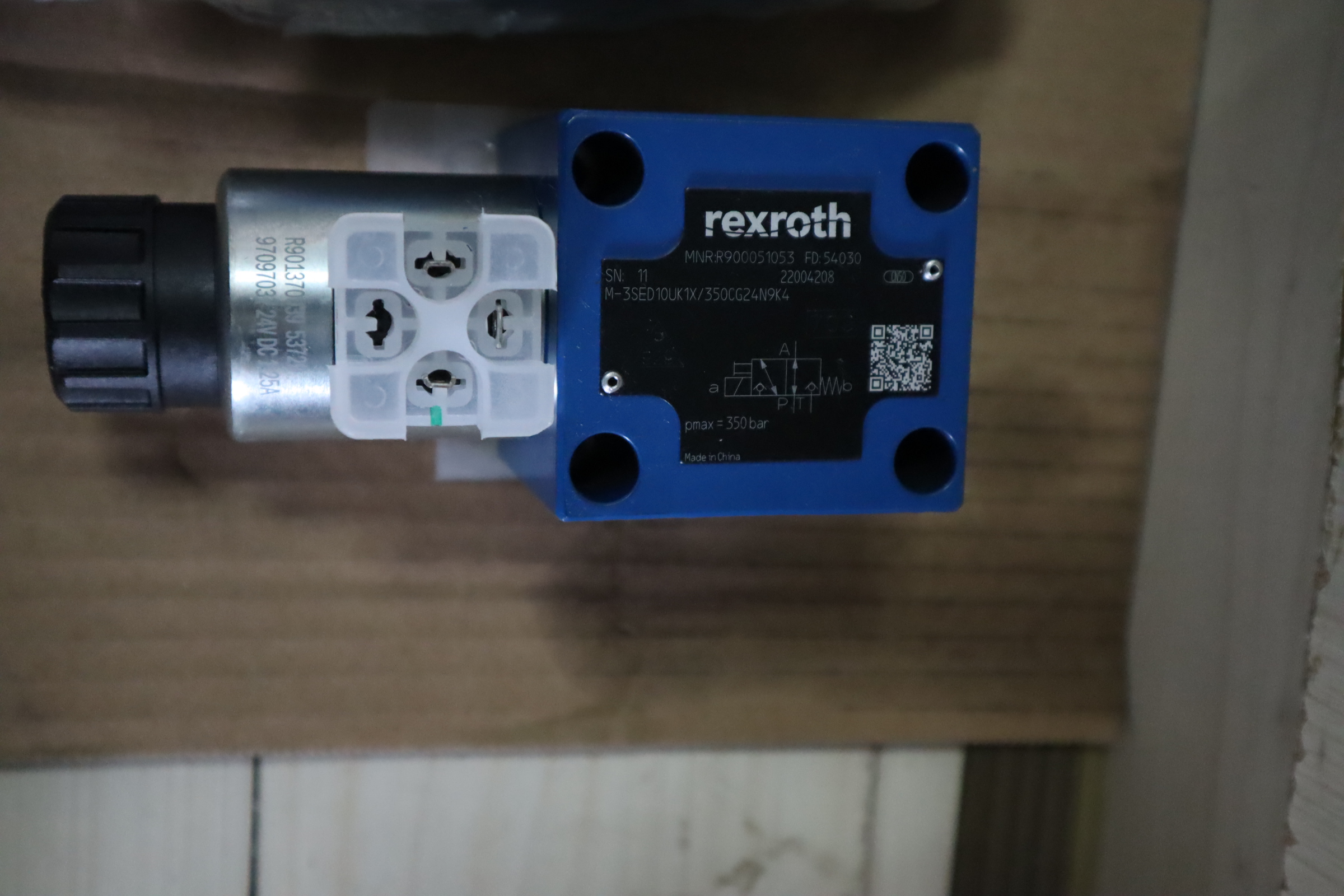 M-3SED10UK14/350CG24N9K4 R900051053 德国力士乐REXROTH电磁球阀