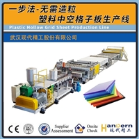 磷石膏粉煤灰一步法中空板生产线无需造粒中空板设备