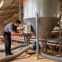 沈阳料塔称重系统-养猪厂饲料消耗量管理