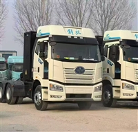 豪沃解放国六半挂牵引车 纯电车头