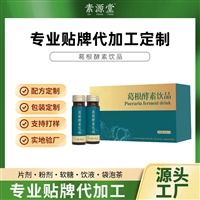 果蔬酵素饮料加工 葛根枳椇子饮品 特殊膳食植物饮品贴牌代加工