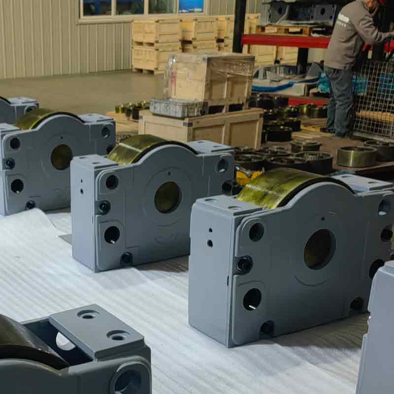 DRS车轮组主动轮 铸铁箱式驱动轮 大吨位轨道行走轮