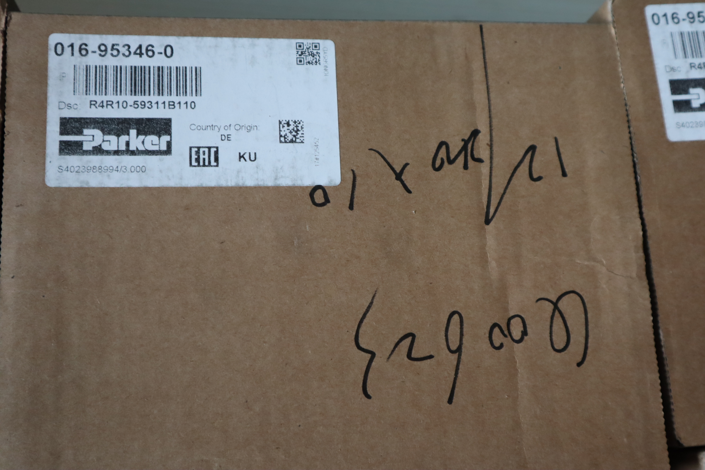 016-95346-0 R4R10-59311B110 美国派克PARKER溢流阀DENISON丹尼逊