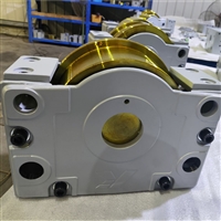 DRS160齿轮箱 四向穿梭车轨道轮 花键轴行走轮箱