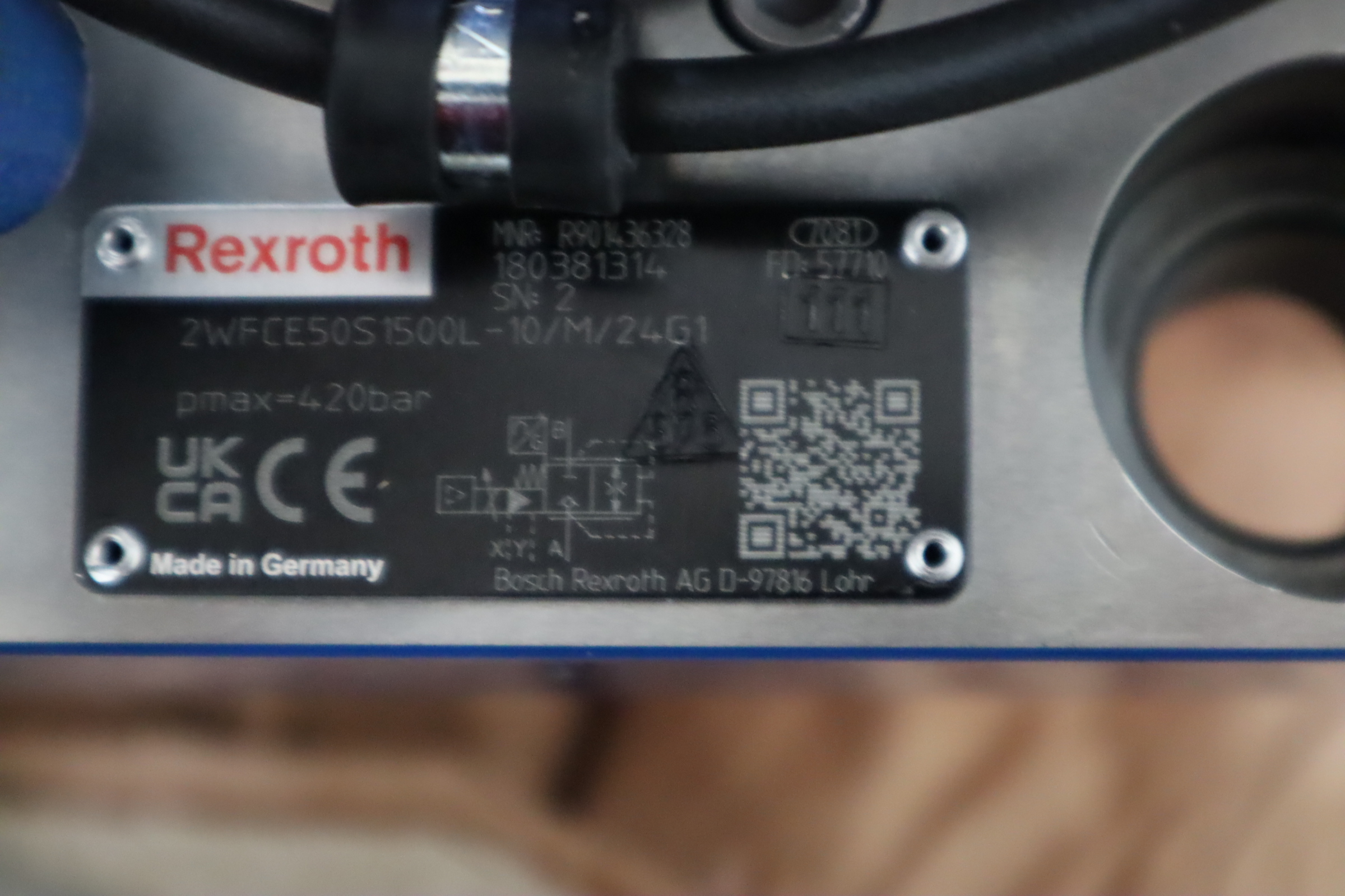 R901436328 2WFCE50S1500L-1X/M/24G1 力士乐REXROTH节流比例阀