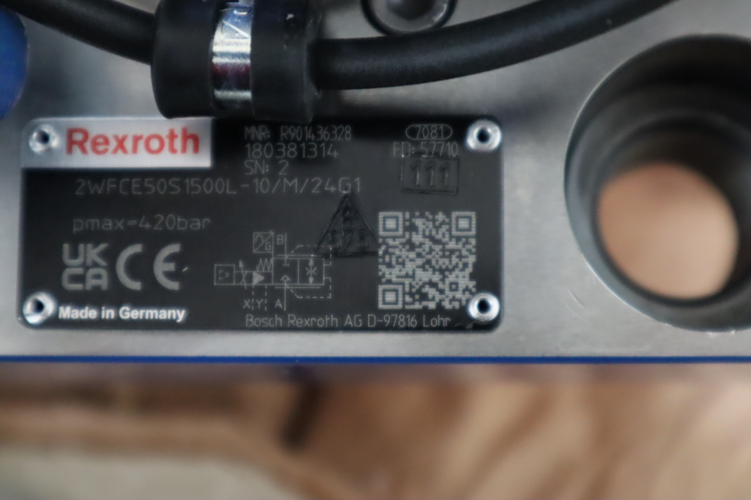 R901436328 2WFCE50S1500L-1X/M/24G1 力士乐REXROTH节流比例阀