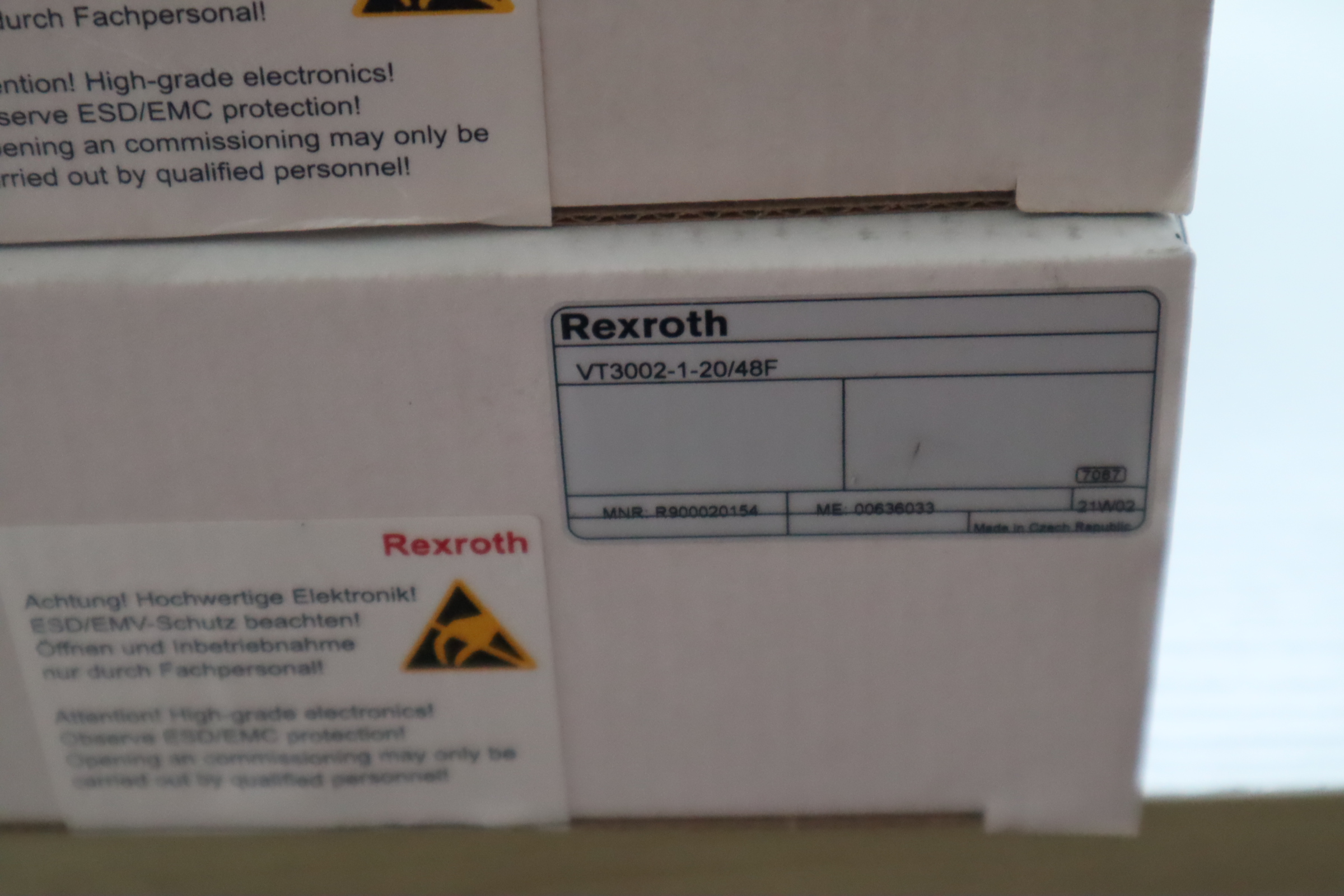 VT3002-1-2X/48F R900020154 德国力士乐REXROTH放大器支架