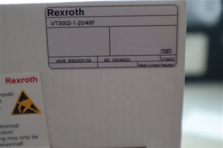 VT3002-1-2X/48F R900020154 德国力士乐REXROTH放大器支架
