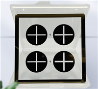 显微镜目镜物镜测微尺 十字刻度分划板 光学玻璃分划板定制