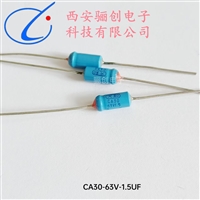 精度正负20%液体钽电容CA30-63V-1.5UF有极性 轴向引出 骊创供应