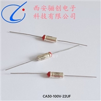CA30-100V-22UF-M CA30-100V-22UF-K非固体钽电容CA30系列