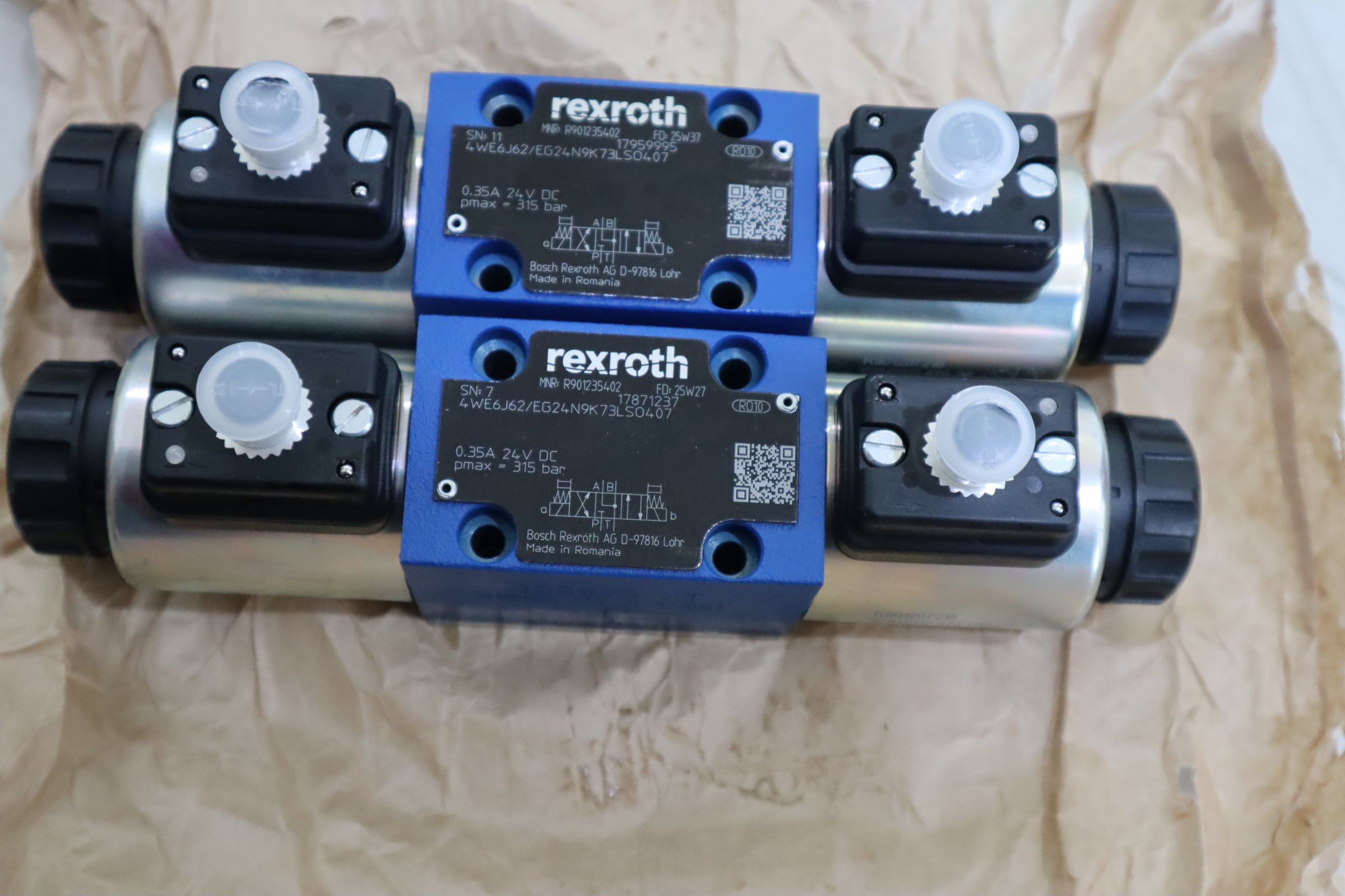 R901235402 4WE6J6X/EG24N9K73LSO407 德国力士乐REXROTH电磁阀