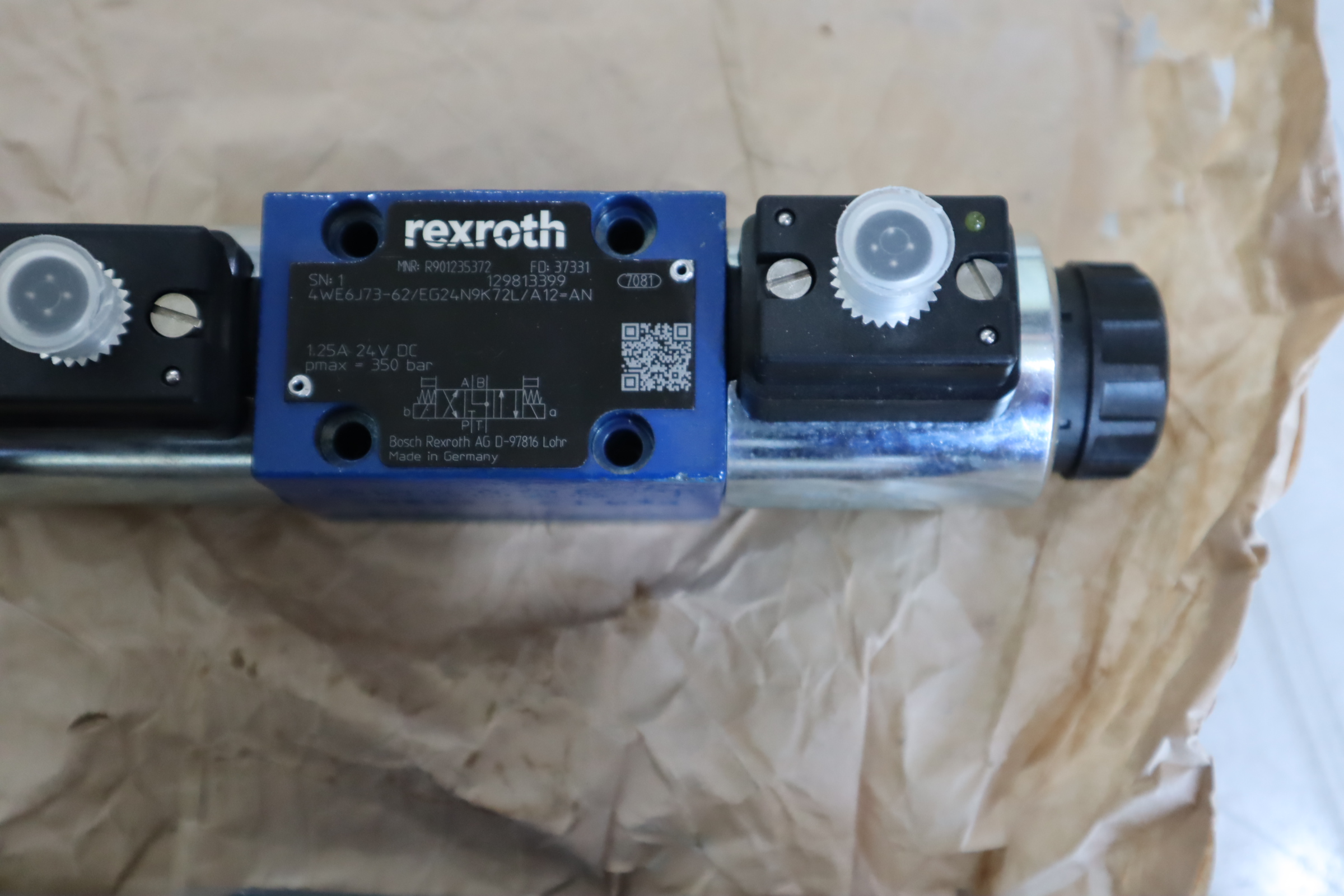 R901235372 4WE6J73-62/EG24N9K72L/A12-AN 力士乐REXROTH电磁阀