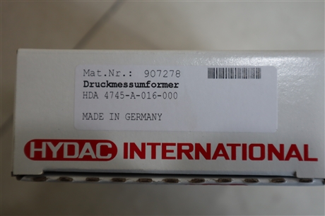 HDA 4745-A-016-000 907278 德国贺德克HYDAC压力温度传感器