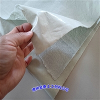 防渗复合土工膜 福建800克(200/0.4/200)防水土工布12kN