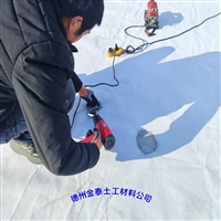 PE复合土工布 甘肃500克(150/0.2/150)防渗土工布7.5kN