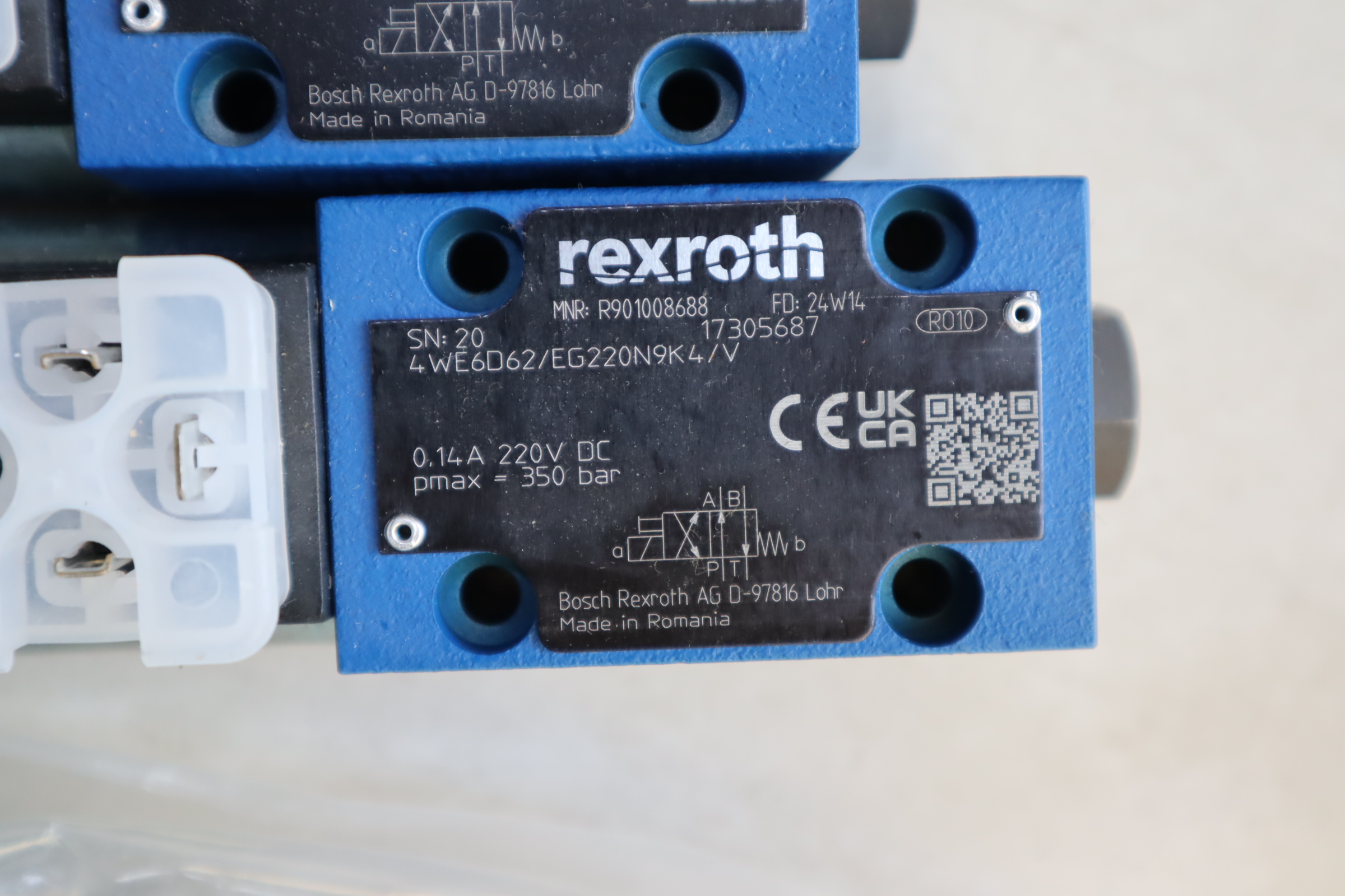 4WE6D6X/EG220N9K4/V R901008688 力士乐REXROTH电厂专用电磁阀