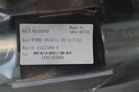 PRM2-063Z11/30-24E1K1 德国ARGO-HYTOS雅歌辉托斯电磁阀