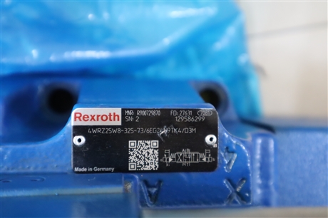 R900729870 4WRZ25W8-325-72/6EG24N9TK4/D3M REXROTH力士乐比例阀