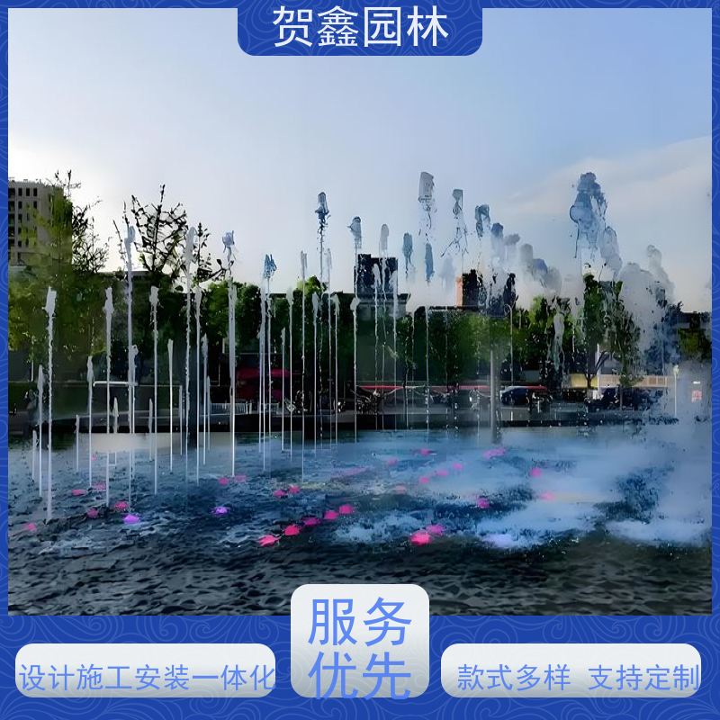  酒店喷泉安装厂家 一维喷泉设备安装 低压喷泉工程施工 喷泉安装