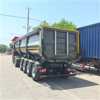 吉林4桥自卸U型后翻挂车型号