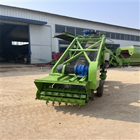 电动横移式高空取草机 滚刀式切草机 青储草墙刮料机 