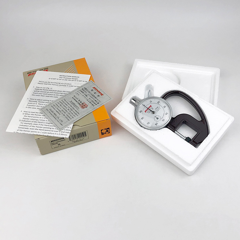 现货G-1.8N G-2.4N H-1.8N原装测厚规厚薄表测厚仪日本PEACOCK孔雀