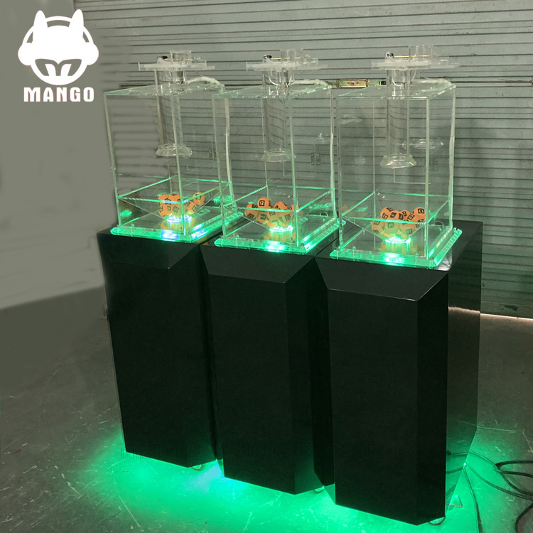 德州自动搅珠机  5D幸运抽签大小转盘酒吧ktv餐桌柜台活动摇奖机厂商