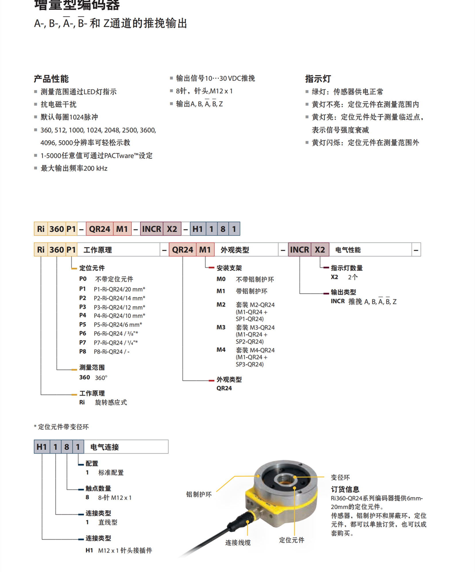 德国TURCK电感式传感器BI8U-M18-AP6X